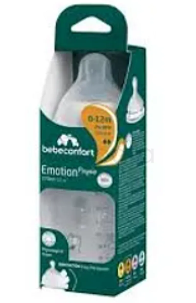 BEBE CONFORT BIBERON EMOTION PHYSIO URBAN GARDEN BLANC 360ML REFERENCE 2204
