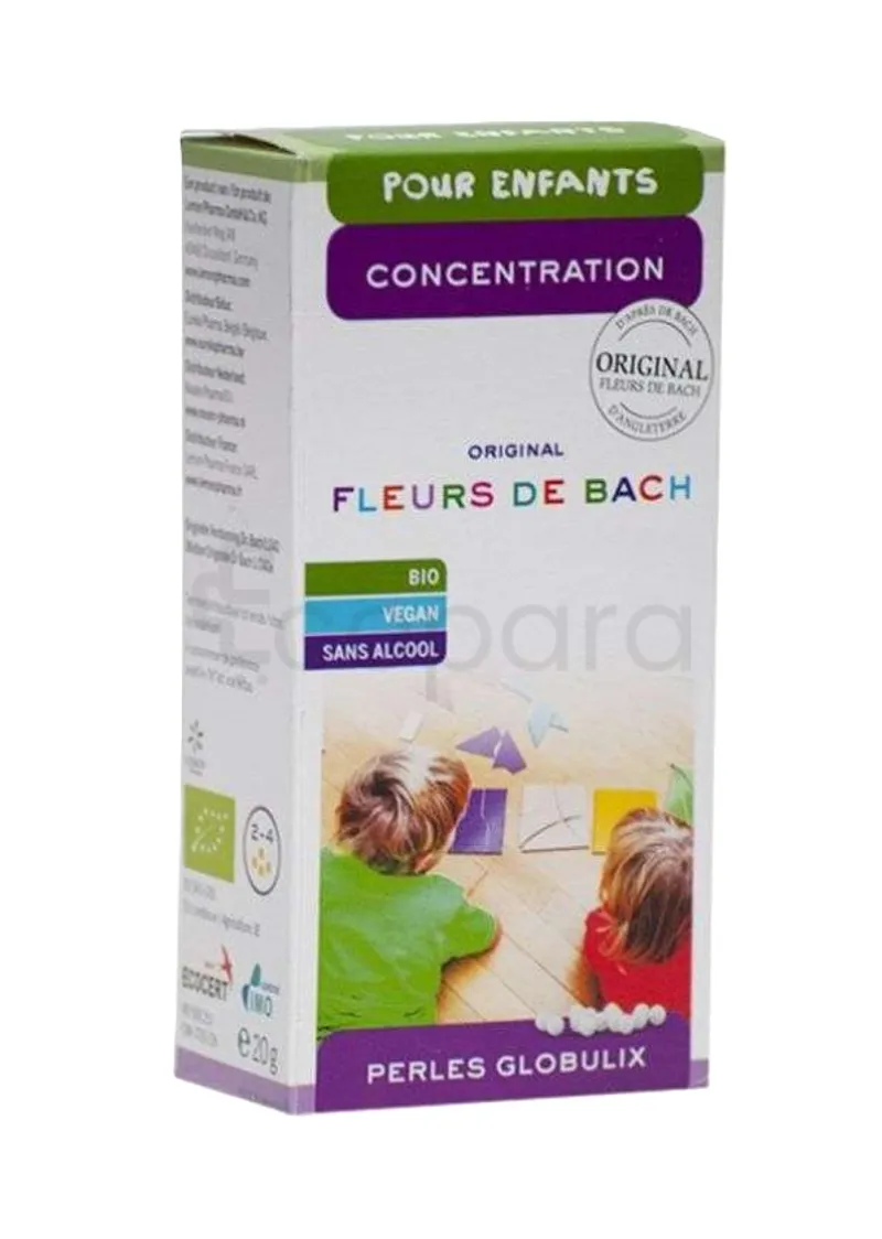 LEMON PHARMA FLEURS DE BACH PERLE POUR ENFANTS CONCENTRATION 20G