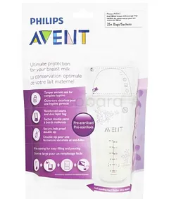 AVENT SACHETS DE CONSERVATION DU LAIT MATERNEL BOITE DE 25 REFERENCE SCF603/25