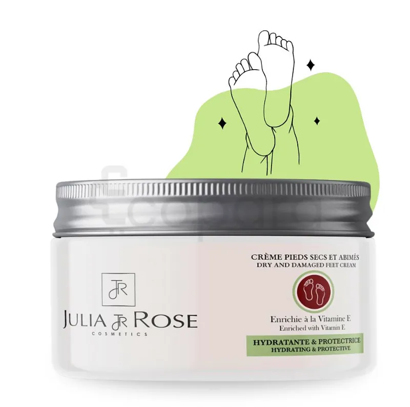 JULIA AND ROSE CREME PIEDS SECS ET ABIMES 100ML