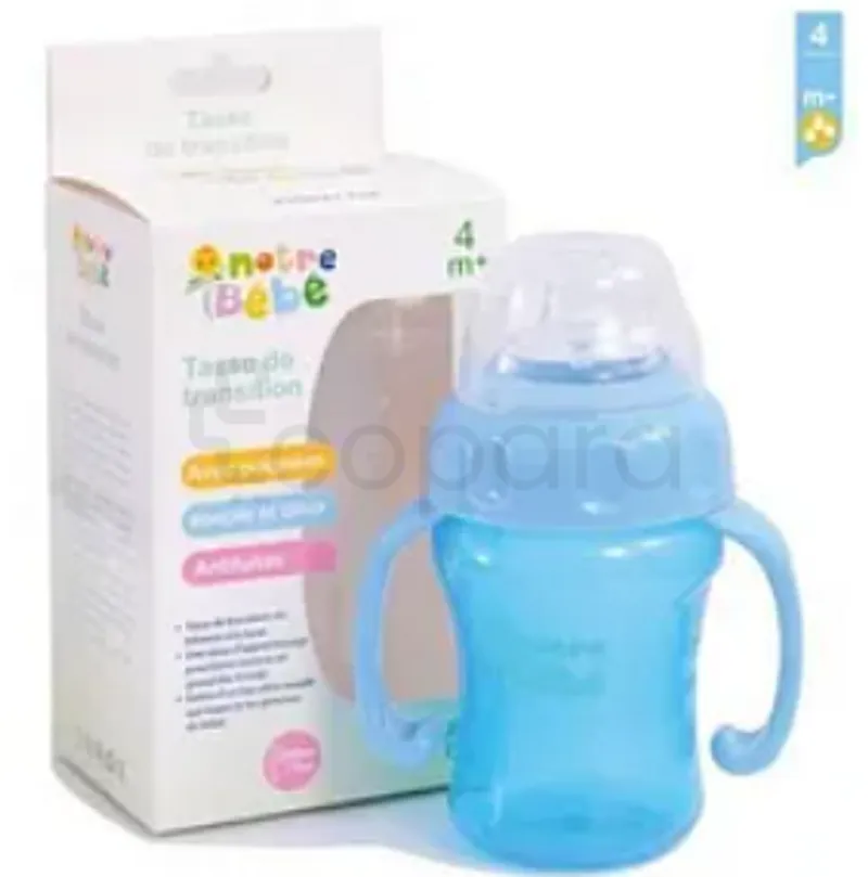 NOTRE BEBE TASSE DE TRANSITION AVEC POIGNEE 210ML REFERENCE BD202A