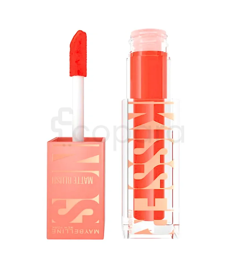 MAYBELLINE SUNKISSER MATTE BLUSH NUMERO 35 SPRITZY ORANGE