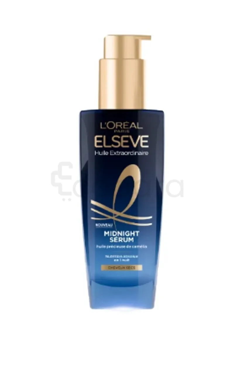 L'OREAL ELSEVE MIDNIGHT SERUM EXTRAORDINAIRE HUILE PRECIEUSE DE CAMELIA CHEVEUX SECS 100ML
