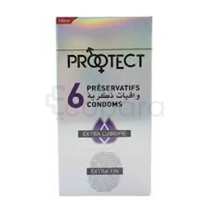 PROTECT PRESERVATIFS EXTRA FIN EXTRA LUBRIFIE BOITE DE 6