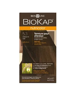 BIOKAP NUTRICOLOR NUMERO 5.3 CHATAIN OR CLAIR