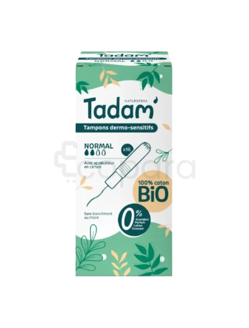 NATUROPERA TADAM' TAMPONS NORMAL AVEC APPLICATEUR BOITE DE 16