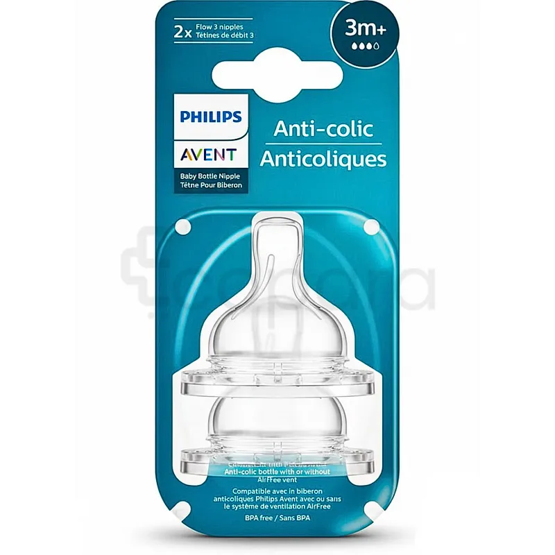 AVENT TETINE ANTI-COLIC FLOW 3+ REFERENCE SCY763/02