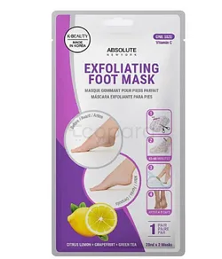 ABSOLUTE NEW YORK EXFOLIATING FOOT MASK REFERENCE A612