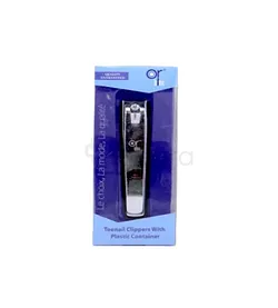 SPC OR BLEU TOENAIL CLIPPERS WITH PLASTIC CONTAINER CISEAUX A ONGLES REFERENCE CT-420