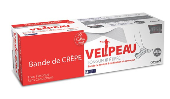 COMED BANDE VELPEAU ROUGE 10CM