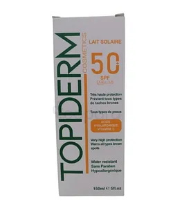 TOPIDERM LAIT SOLAIRE SPF50+ 150ML