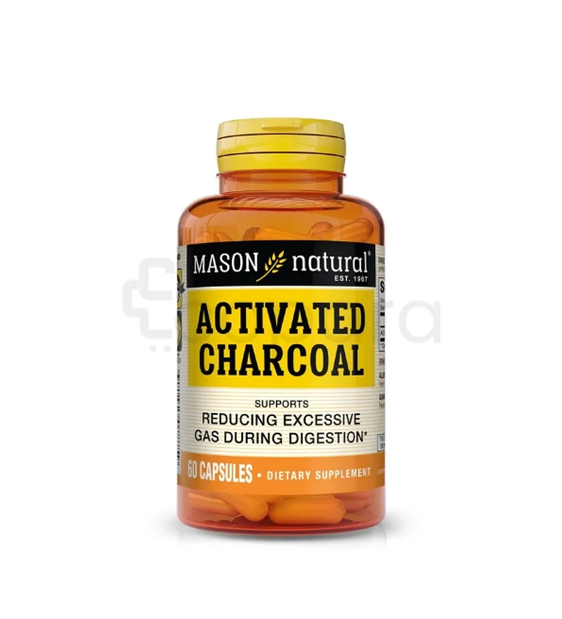 MASON NATURAL ACTIVATED CHARCOAL BOITE DE 60 CAPSULES