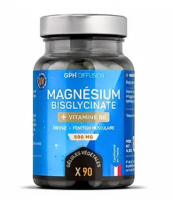 GPH MAGNESIUM BISGLYCINATE 500MG BOITE DE 90 GELULES