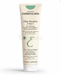 EMBRYOLISSE PATE SECRETE 3 EN 1 ANTI-BOUTONS MASQUE ANTI-BRILLANCE NETTOYANT PURIFIANT 100ML