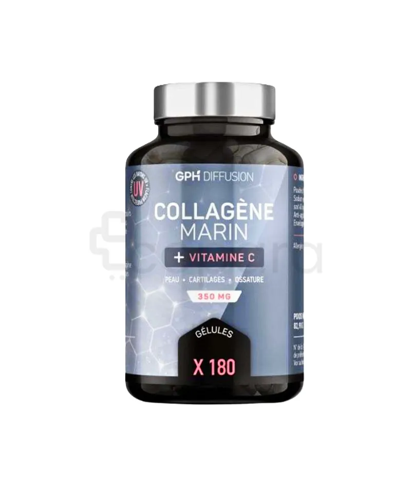GPH COLLAGENE MARIN + VITAMINE C 350MG BOITE DE 180 GELULES