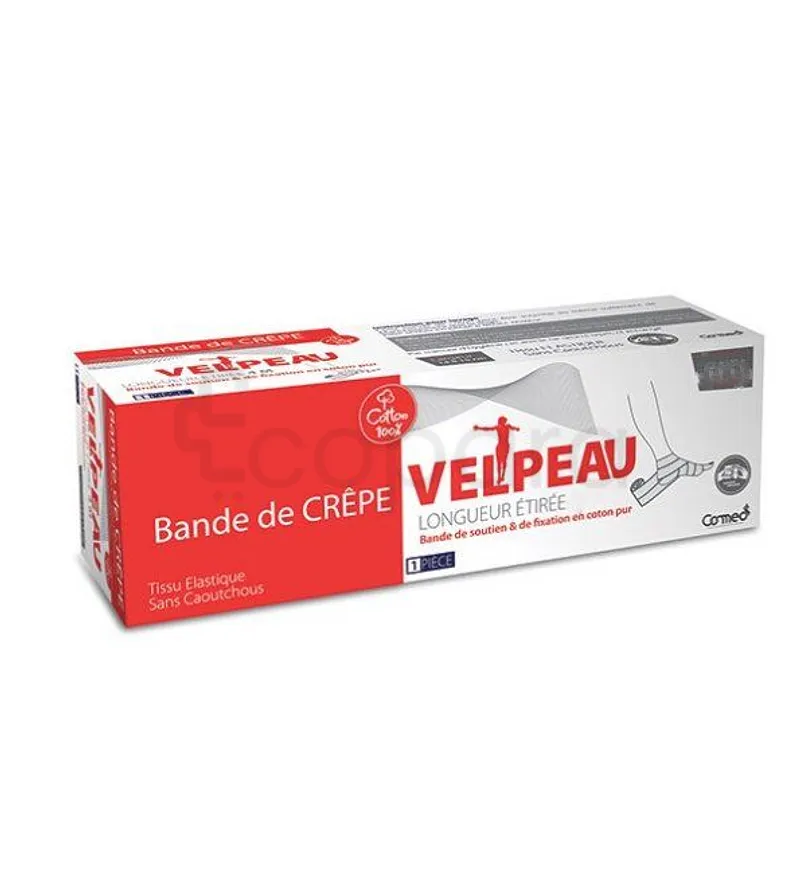 BANDE VELPEAU ROUGE 7CM