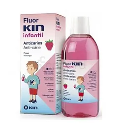 KIN FLUOR ENFANT BAIN DE BOUCHE FRAISE 500ML