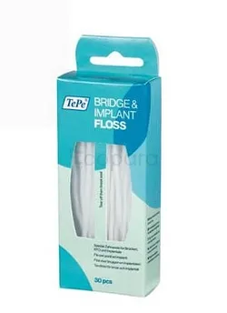 TEPE FIL DENTAIRE BRIDGE ET IMPLANT BOITE DE 30