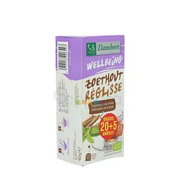 DAMHERT REGLISSE SACHETS BOITE DE 20