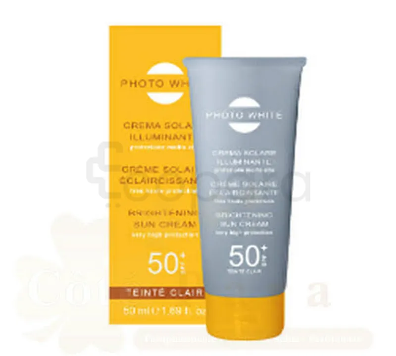 M&D PHOTO WHITE CREME SOLAIRE ECLAIRCISSANTE TEINTE CLAIR SPF50+ 50ML