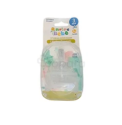 NOTRE BEBE 2 TETINES ANTI-COLIQUE DEBIT NOUVEAU-NE +0MOIS REFERENCE BD061-27S