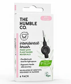 THE HUMBLE CO BROSSE INTERDENTAIRES PLANT BASED TAILLE 1 BOITE DE 6