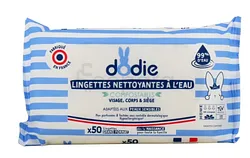 DODIE LINGETTES NETTOYANTES A L'EAU BOITE DE 50