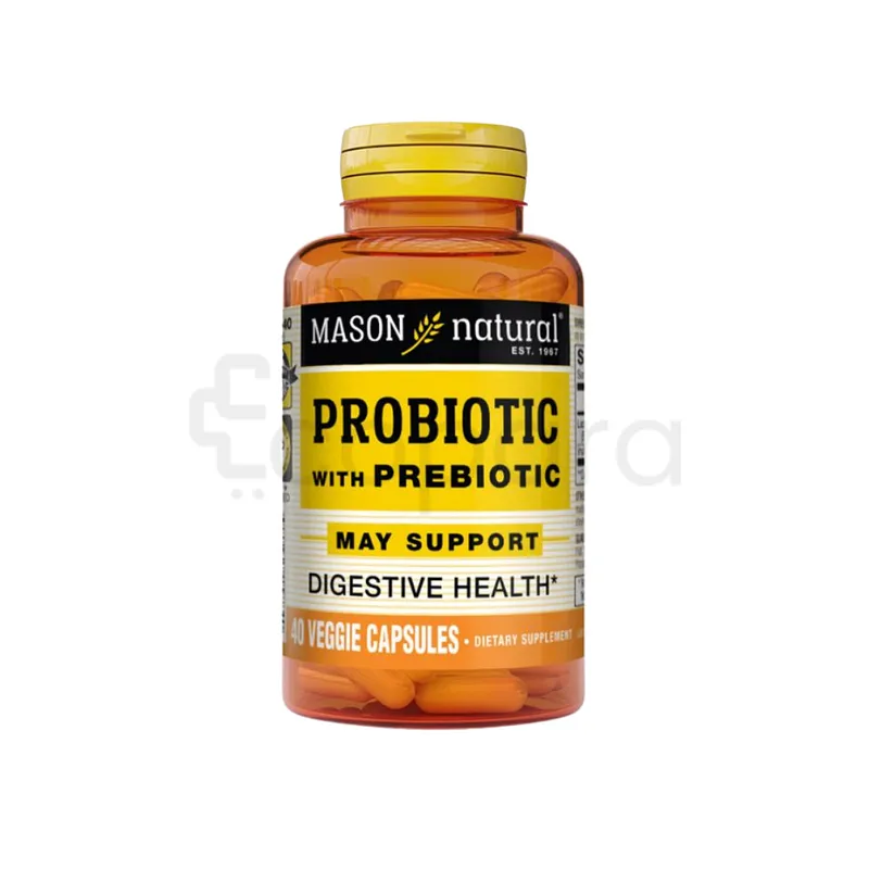 MASON NATURAL PROBIOTIC WITH PREBIOTIC VEGGIE BOITE DE 40 CAPSULES