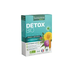 SANTAROME BIO DETOX BIO BOITE DE 20 AMPOULES DE 10ML