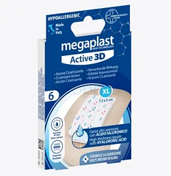MEGAPLAST ACTIVE 3D ACTION CICATRIZANTE XL BOITE DE 6