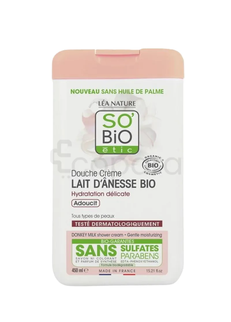 SO'BIO DOUCHE CREME LAIT D'ANESSE BIO 450ML