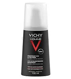 VICHY HOMME DEODORANT VAPORISATEUR ULTRA FRAIS 24H PEAU SENSIBLE 100ML