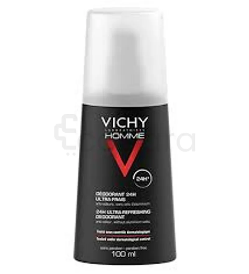 VICHY HOMME DEODORANT VAPORISATEUR ULTRA FRAIS 24H PEAU SENSIBLE 100ML