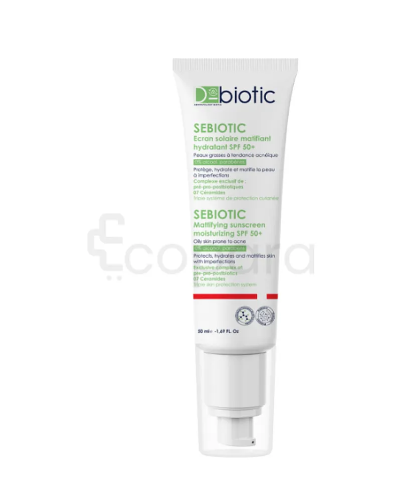 D-BIOTIC SEBIOTIC ECRAN SOLAIRE MATIFIANT SPF50+ 50ML