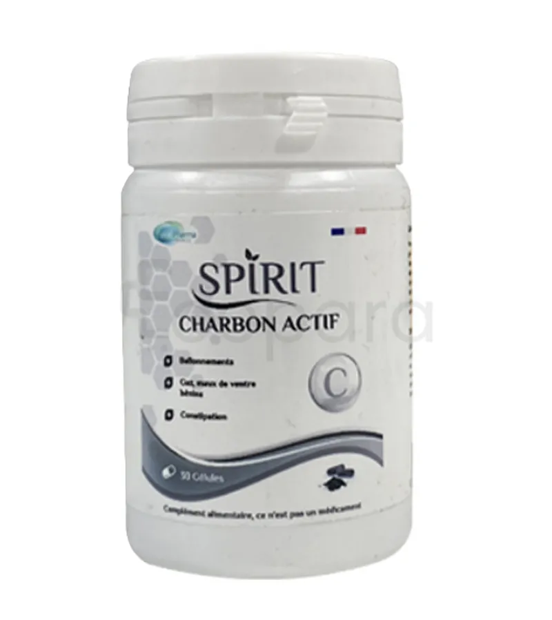 SPIRIT CHARBON ACTIF BOITE DE 30 GELULES