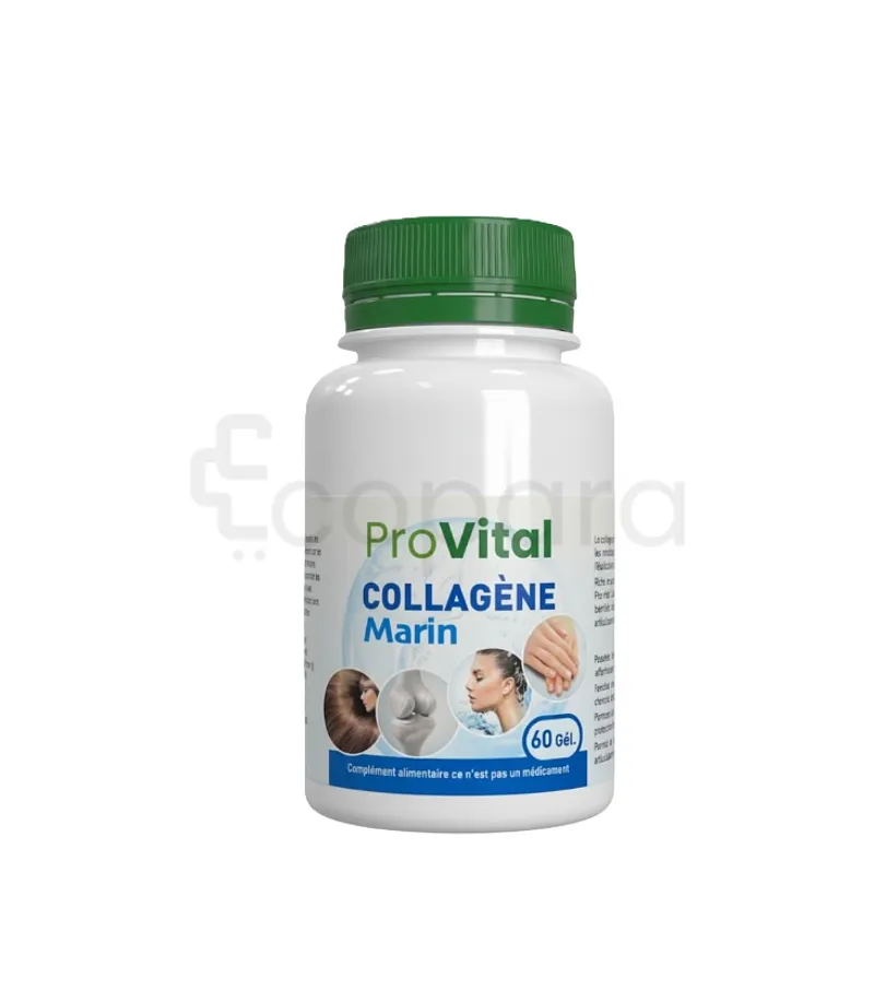 PROVITAL COLLAGENE MARIN 330MG B6OITE DE 60 GELULES