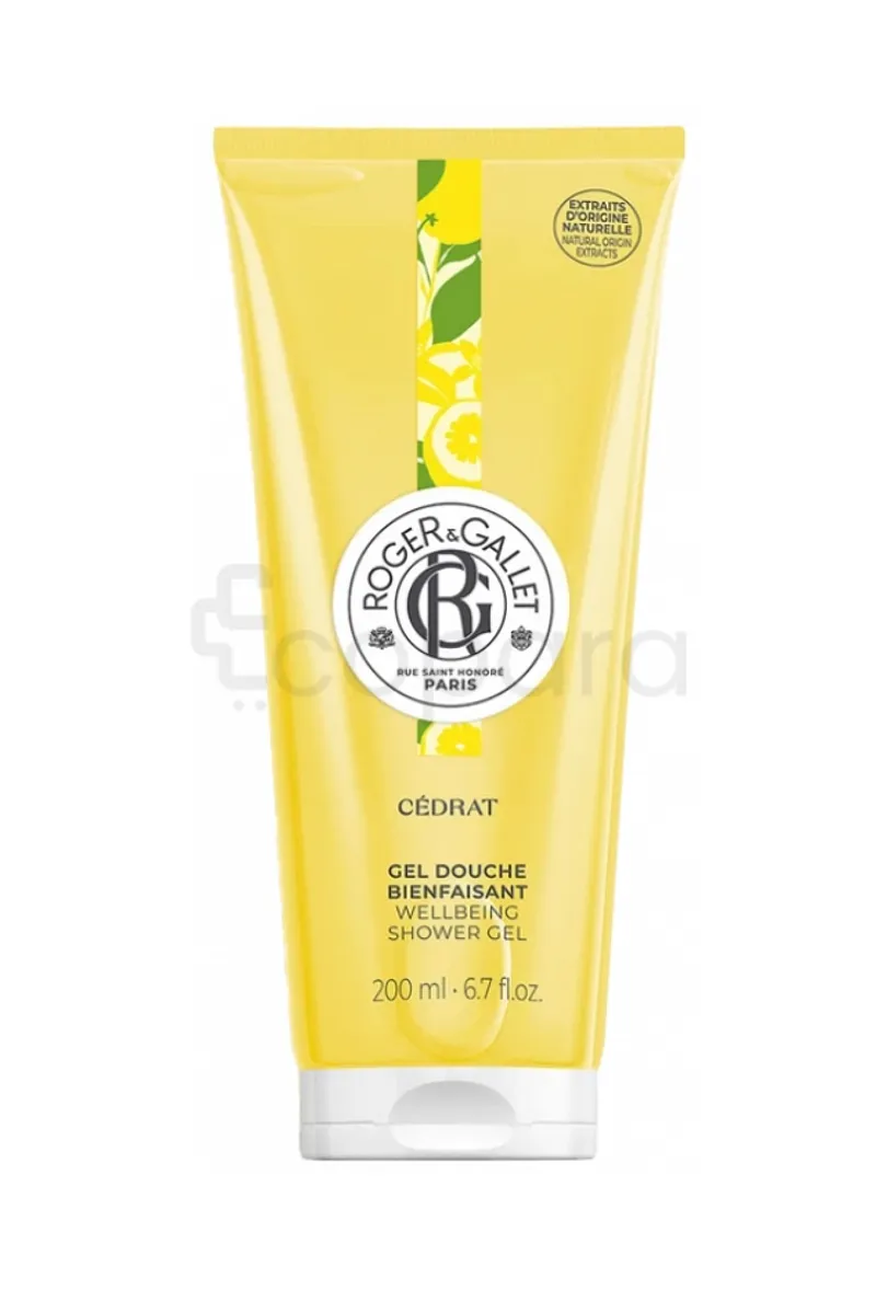 ROGER ET GALLET CEDRAT GEL DOUCHE BIENFAISANT 200ML