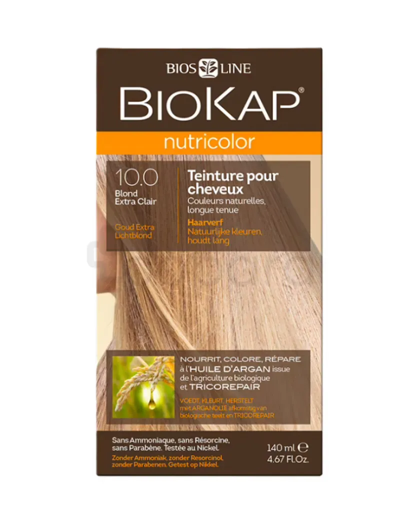 BIOKAP NUTRICOLOR NUMERO 10.0 BLONDE EXTRA LIGHT