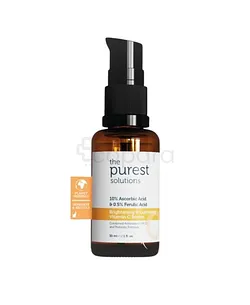 THE PUREST SOLUTIONS BRIGHTENING & LIGHTENING VITAMIN C SERUM 10% ASCORBIC ACID & FERULIC ACID 0,5% 30ML