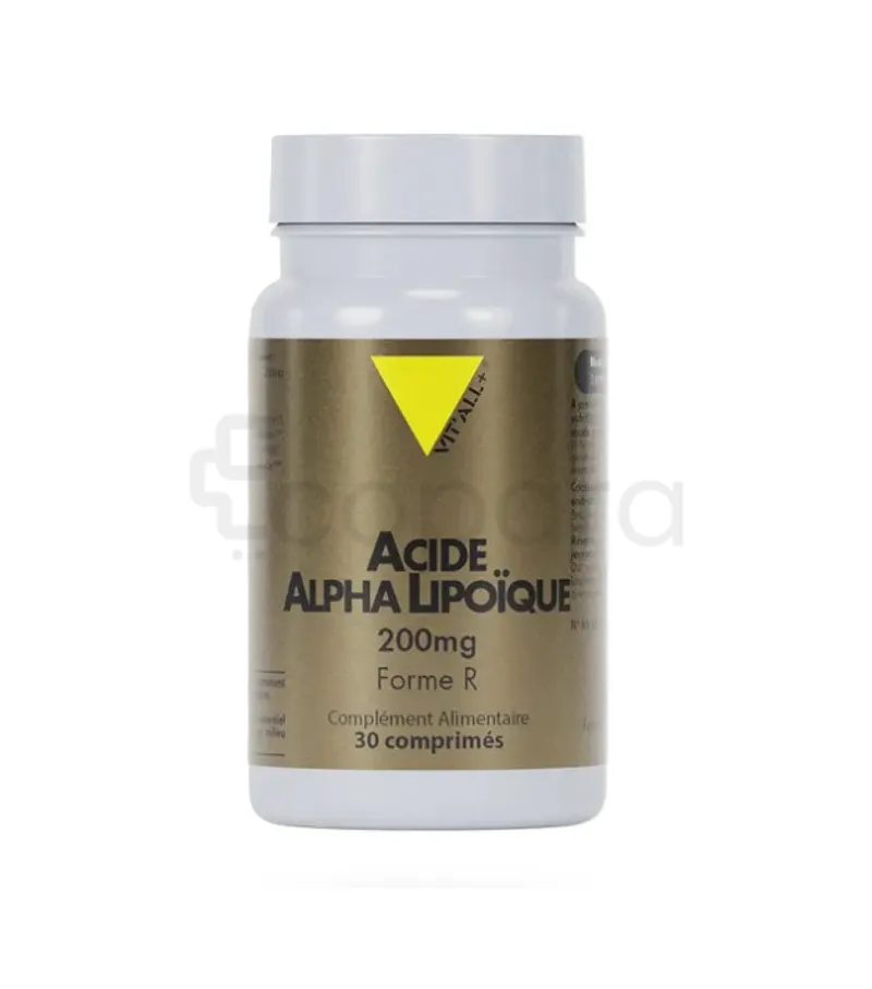 VITALL+ ACIDE ALPHA LIPOIQUE 200MG BOITE DE 30 COMPRIMES