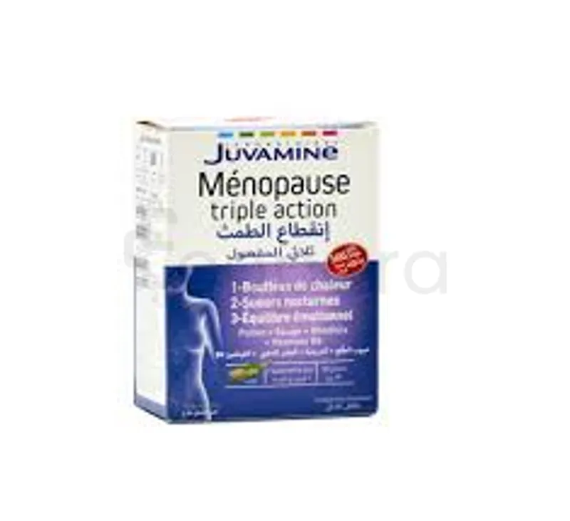 JUVAMINE MENOPAUSE TRIPLE ACTION BOITE DE 30 COMPRIMES