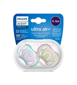 AVENT SUCETTE ULTRA AIR 0-6MOIS REFERENCE SCF085/59
