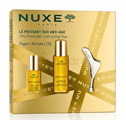 NUXE COFFRET SUPER SERUM 10 LE PUISSANT DUO ANTI-AGE  SUPER SERUM VISAGE +  SUPER SERUM YEUX + OUTIL DE MASSAGE VISAGE 