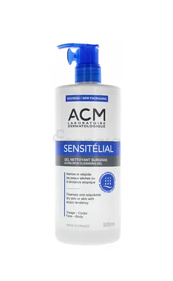 ACM SENSITELIAL GEL NETTOYANT SURGRAS 500ML