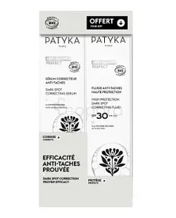 PATYKA COFFRET FLUIDE ANTI-TACHES HAUTE PROTECTION SPF30 40ML + SERUM CORRECTEUR ANTI-TACHES 30ML
