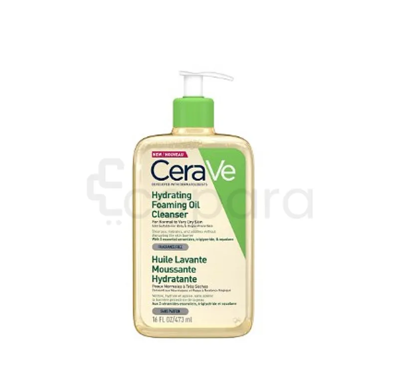 CERAVE HUILE LAVANTE MOUSSANTE HYDRATANTE OIL CLEANSER PEAU TRES SECHE A ATOPIQUE 236ML