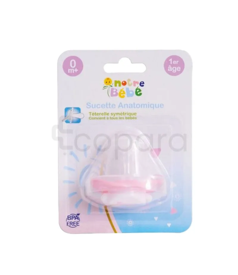 NOTRE BEBE SUCETTE SILICONE +0MOIS REFERENCE BPC024