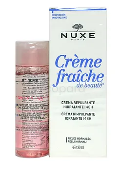NUXE PACK CREME FRAICHE DE BEAUTE CREME RICHE 30ML + VERY ROSE EAU MICELLAIRE APAISANTE 3EN1 50ML