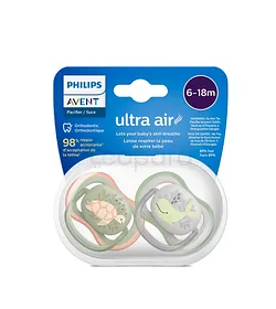 AVENT SUCETTE ULTRA AIR ORTHODONTIQUE 6-18MOIS REFERENCE SCF085/60