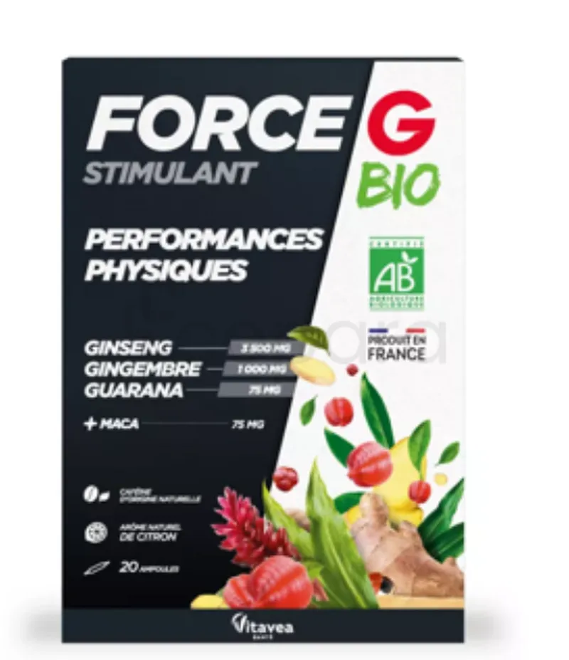 VITAVEA FORCE G STIMULANT BOITE DE 10 AMPOULES